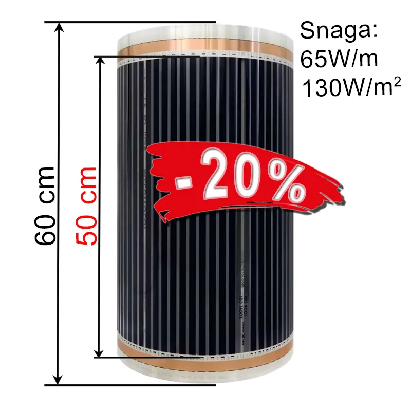 TIP66 Grejna folija 500/600/65
