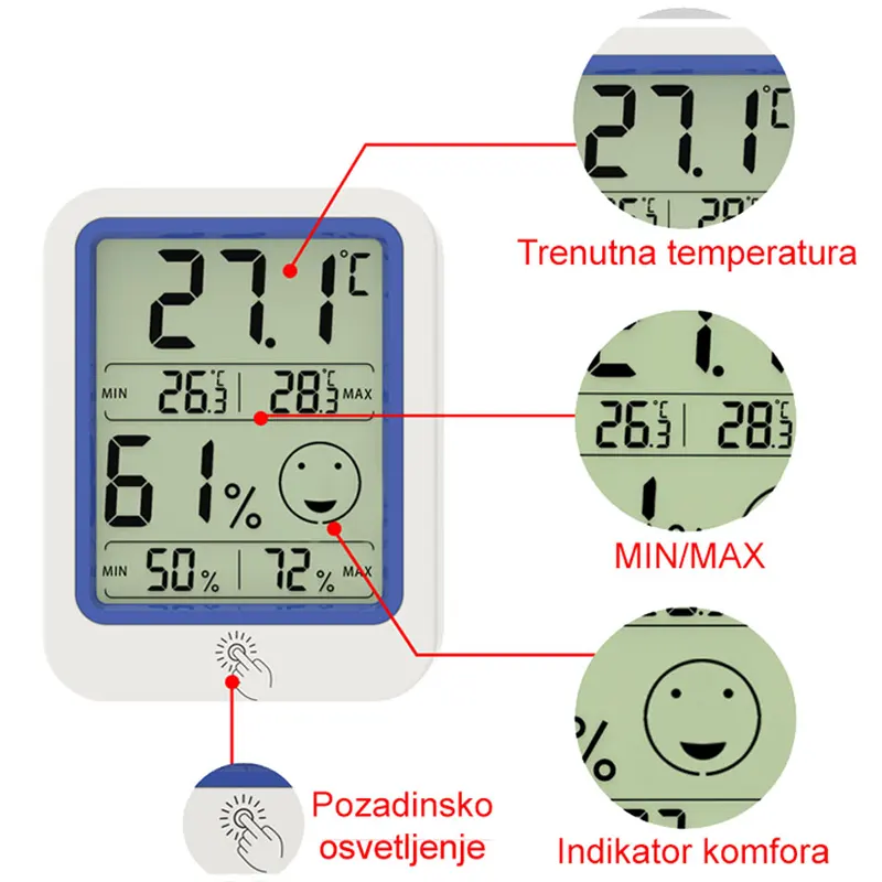 DTH-159 Termohigrometar