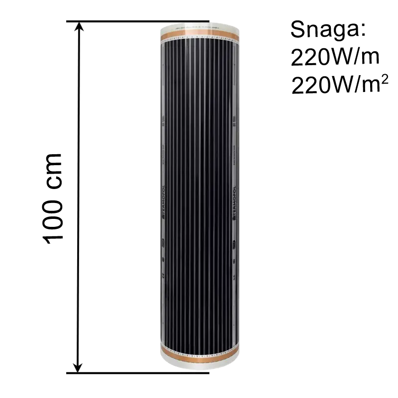 TF-310T grejna folija 220W/100cm